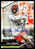 Mac O'Keefe 2022 Topps PLL Carolina Chaos Base Auto #177