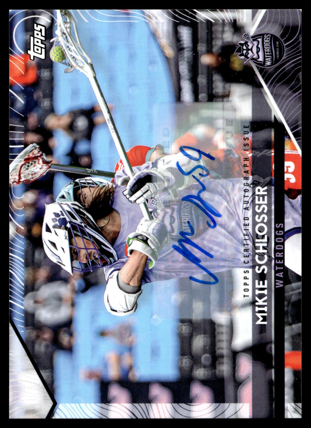 Mikie Schlosser 2022 Topps PLL Waterdogs Base Auto #192