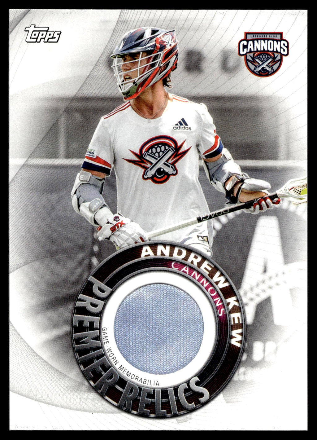 Andrew Kew 2022 Topps PLL Cannons Premier Relics #PR-AK