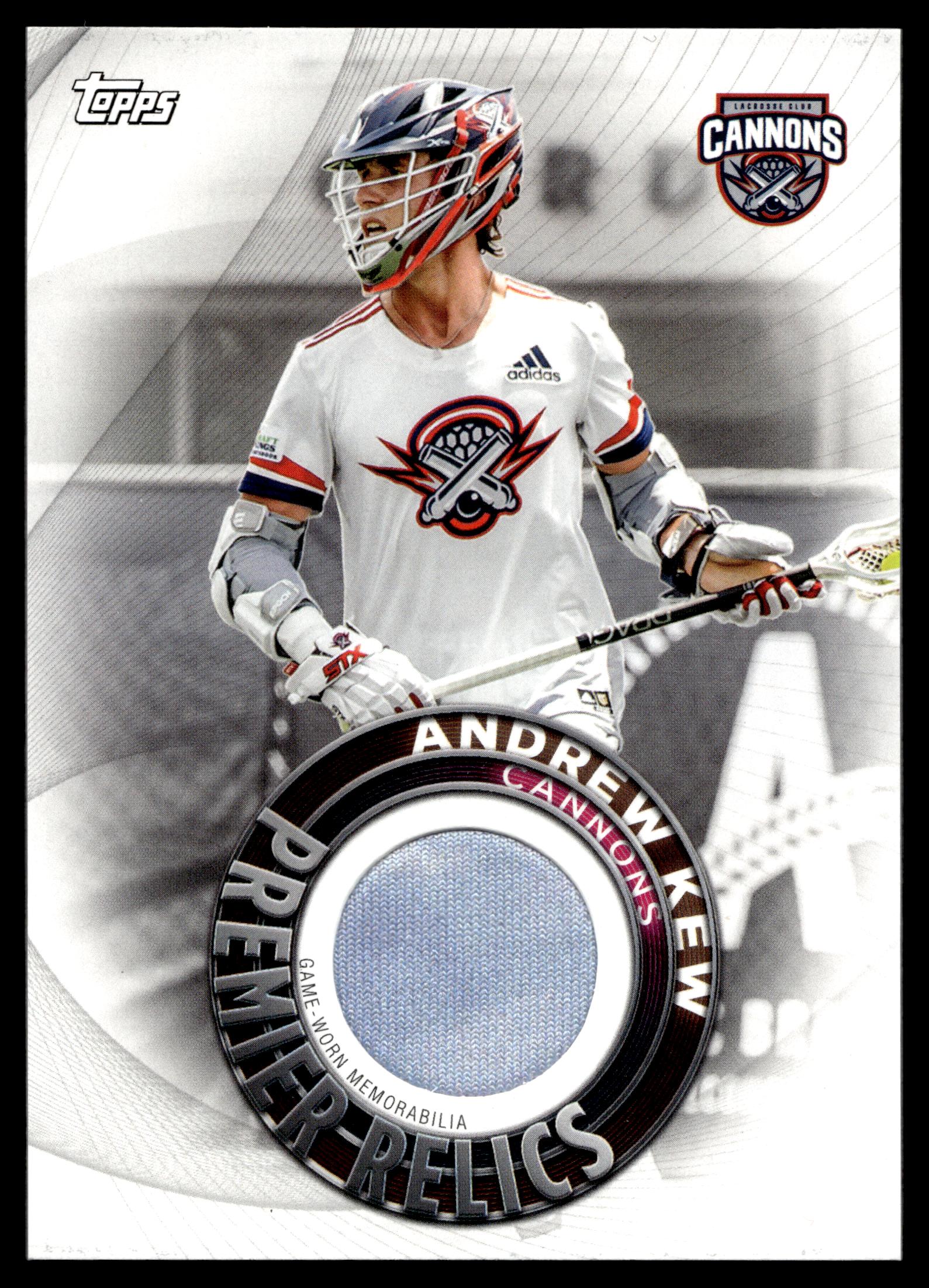 Andrew Kew 2022 Topps PLL Cannons Premier Relics #PR-AK