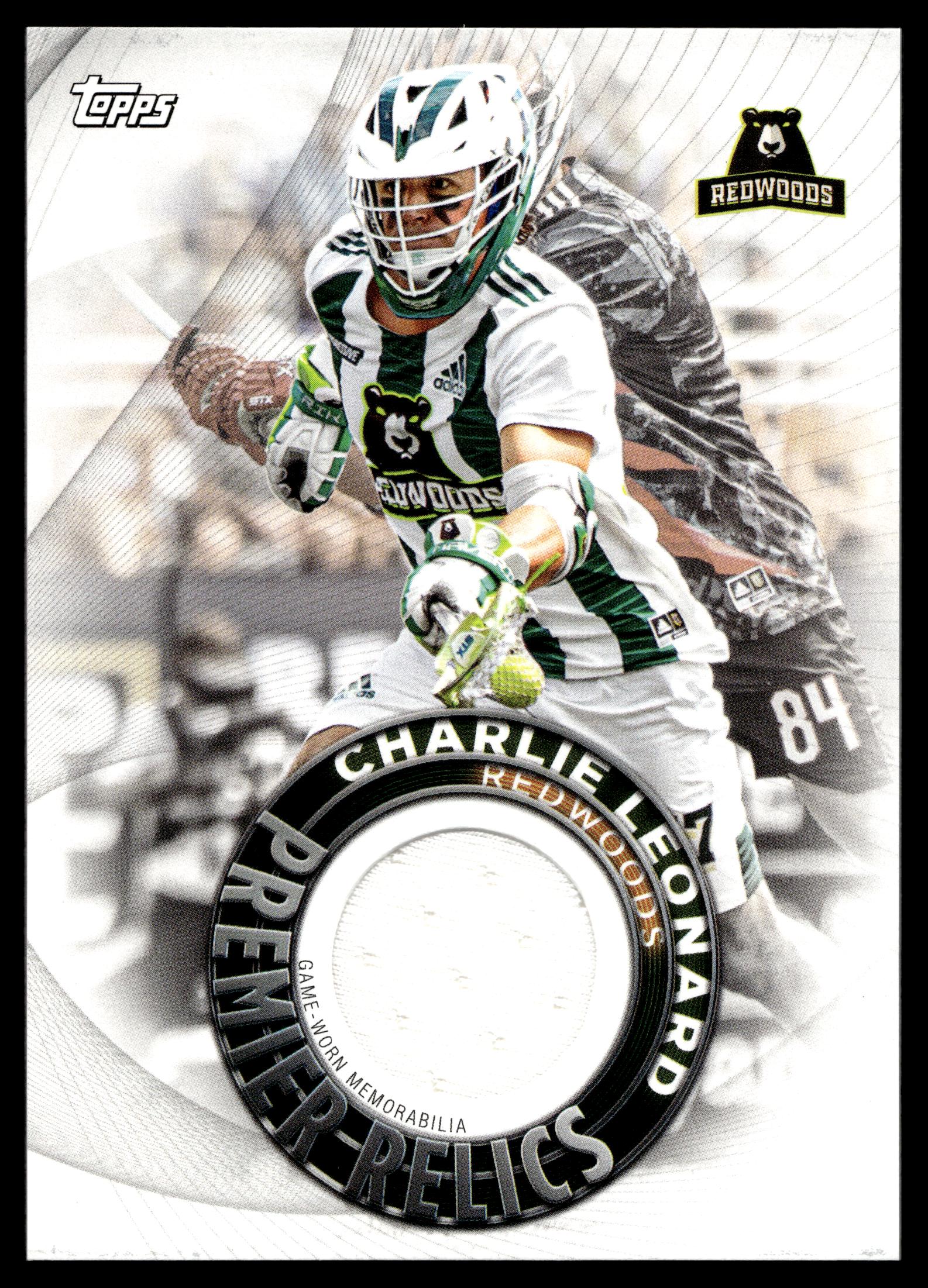 Charlie Leonard 2022 Topps PLL Redwoods Premier Relics #PR-CL