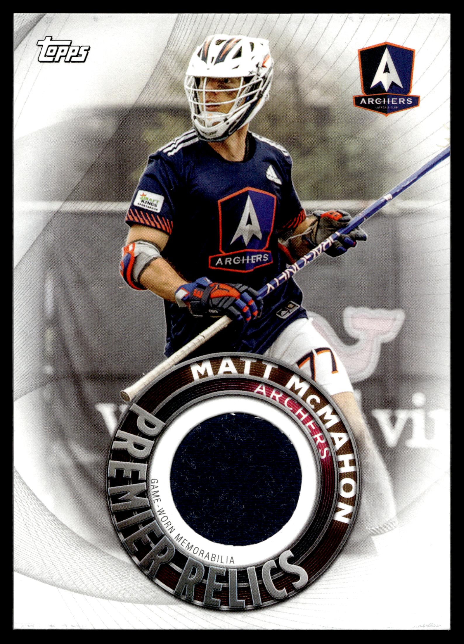 Matt McMahon 2022 Topps PLL Archers Premier Relics #PR-MM