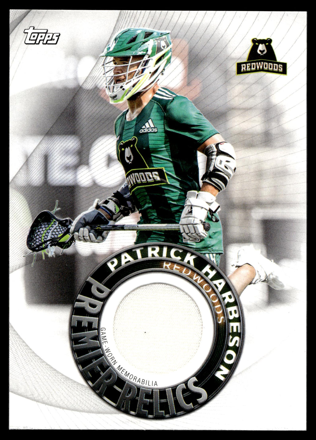 Patrick Harbeson 2022 Topps PLL Redwoods Premier Relics #PR-PH