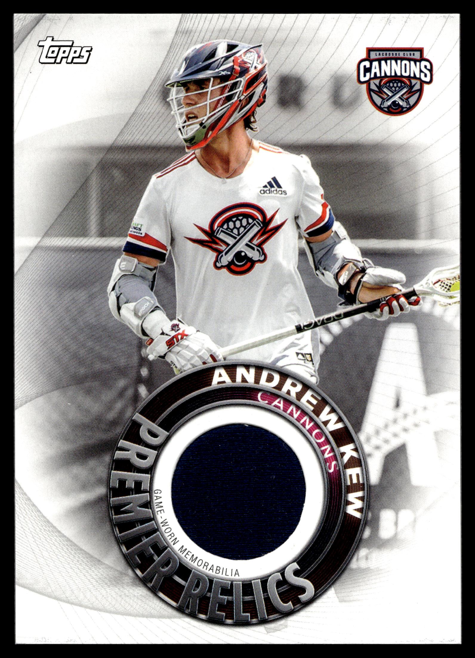 Andrew Kew 2022 Topps PLL Cannons Premier Relics #PR-AK