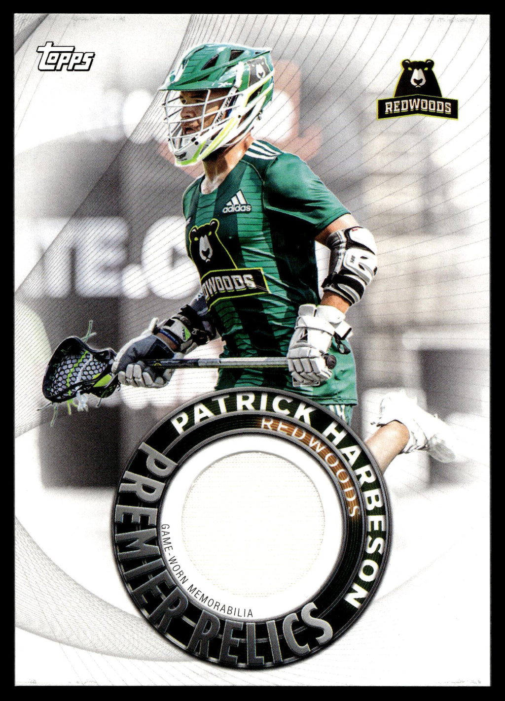 Patrick Harbeson 2022 Topps PLL Redwoods Premier Relics #PR-PH