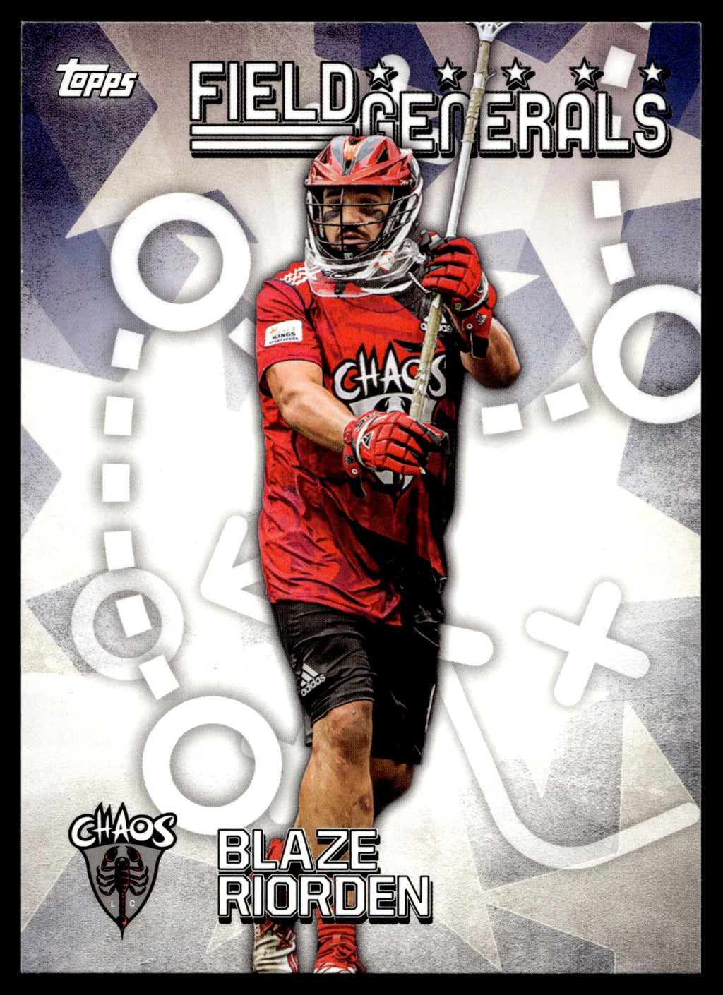 Blaze Riorden 2022 Topps PLL Chaos Field Generals #FG-2