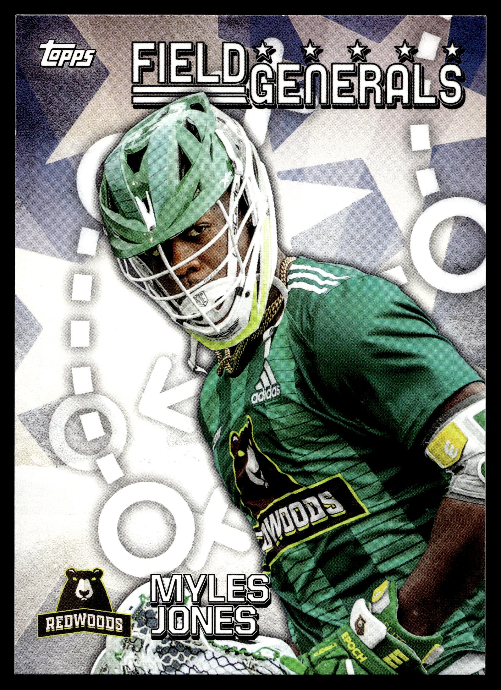Myles Jones 2022 Topps PLL Redwoods Field Generals #FG-8
