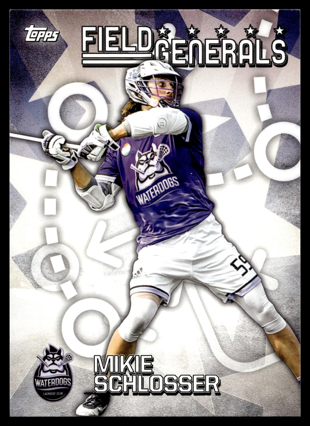 Mikie Schlosser 2022 Topps PLL Waterdogs Field Generals #FG-13