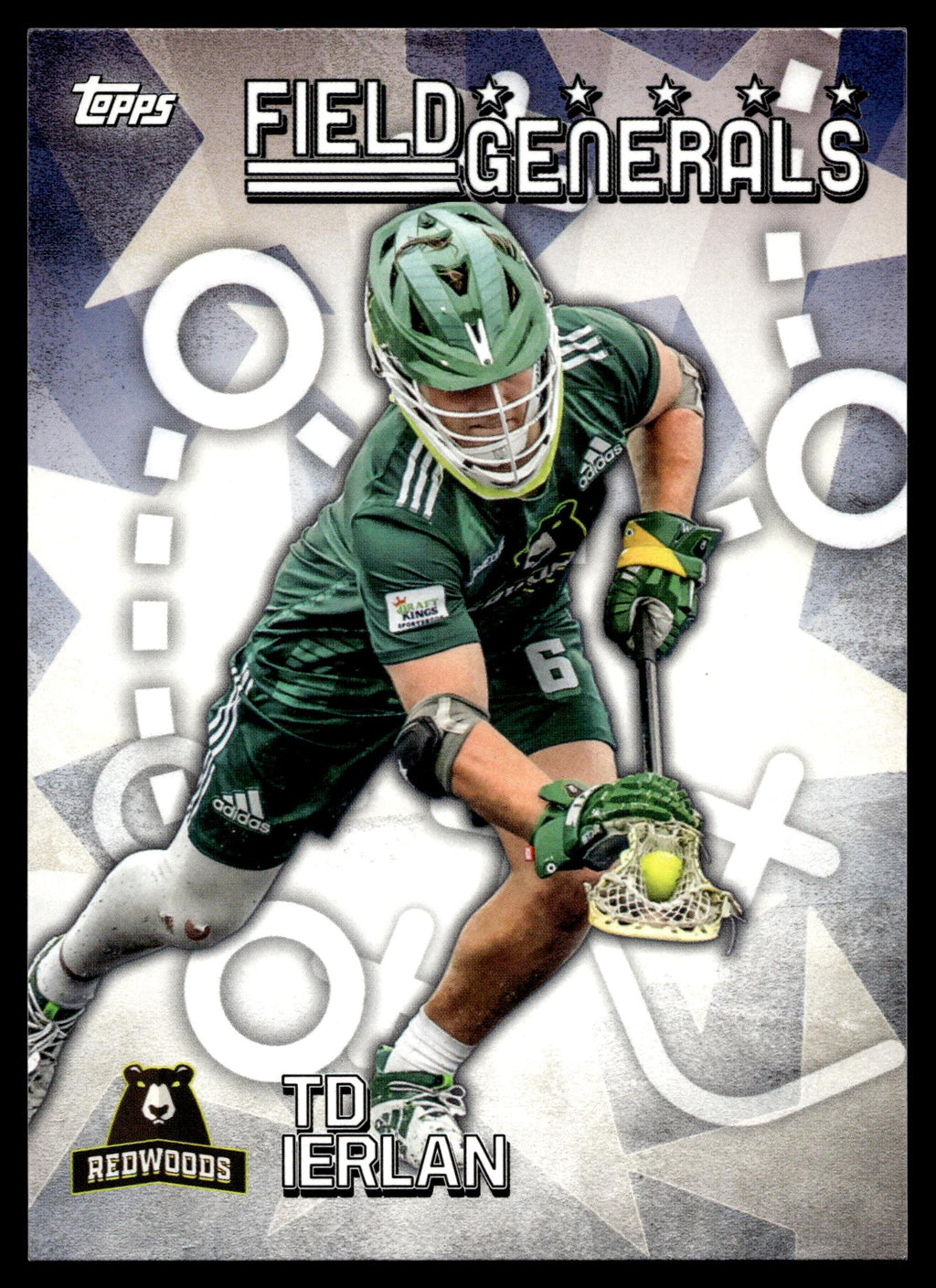 TD Ierlan 2022 Topps PLL Redwoods Field Generals #FG-14