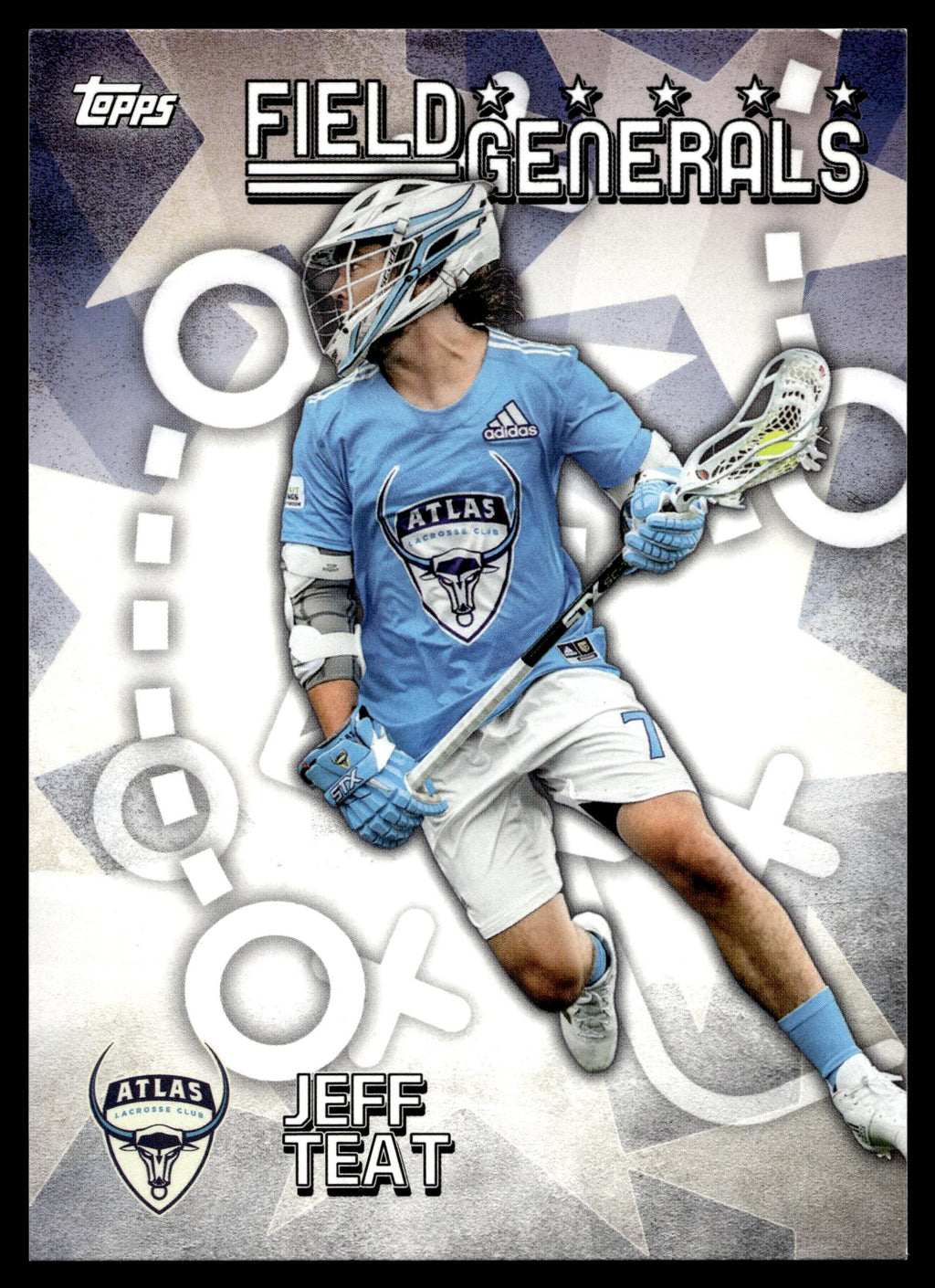 Jeff Teat 2022 Topps PLL Atlas Field Generals #FG-15