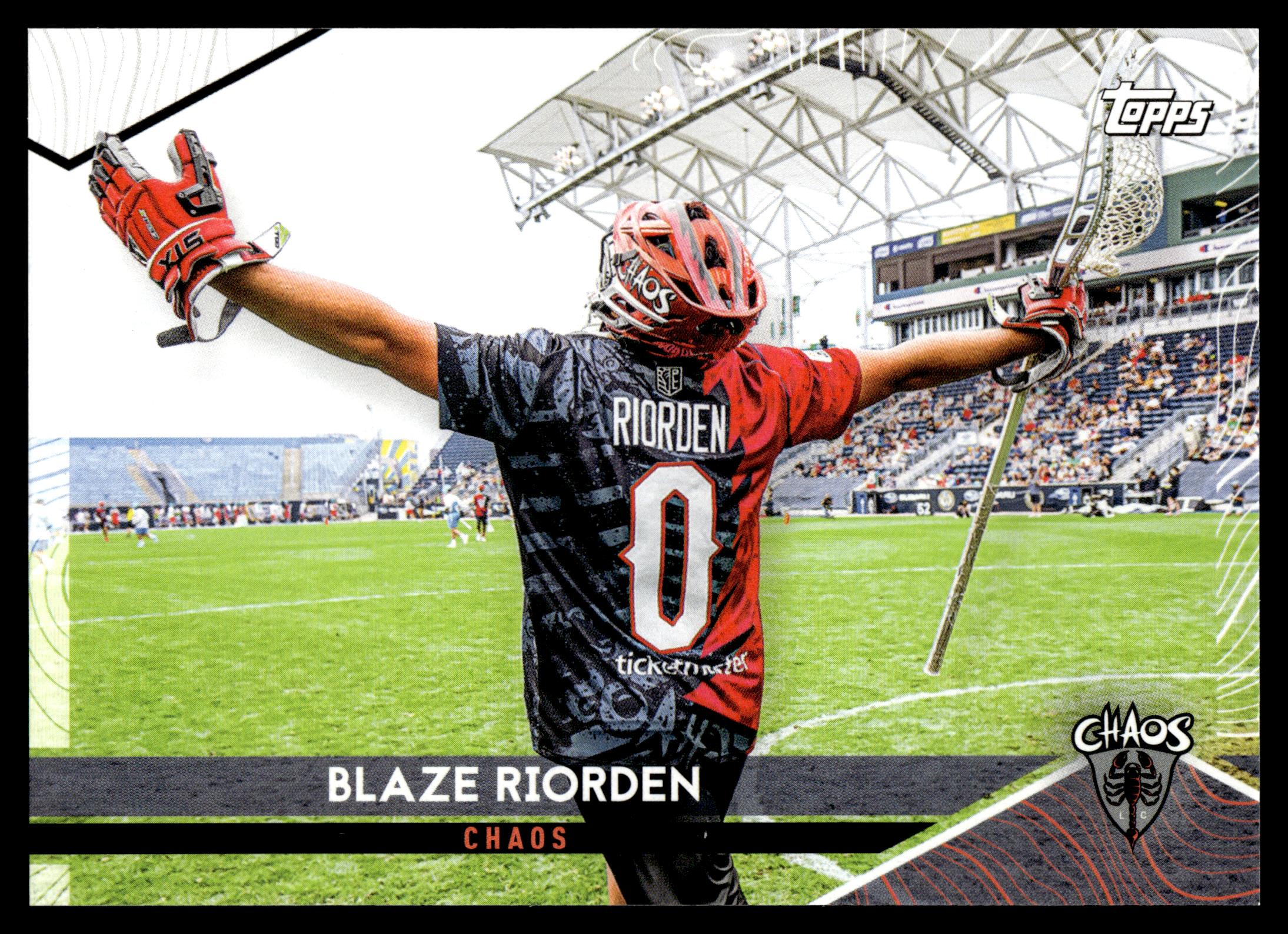 Blaze Riorden 2022 Topps PLL Chaos Image Variations #17