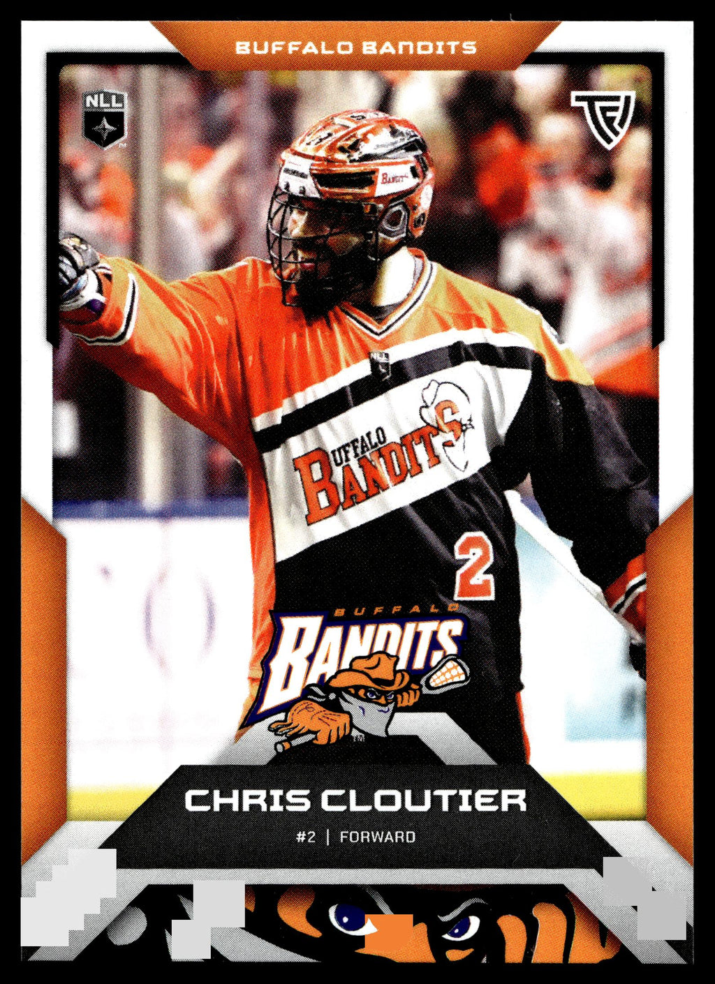 Chris Cloutier 2025 TFL Sports NLL Buffalo Bandits Color Match #14