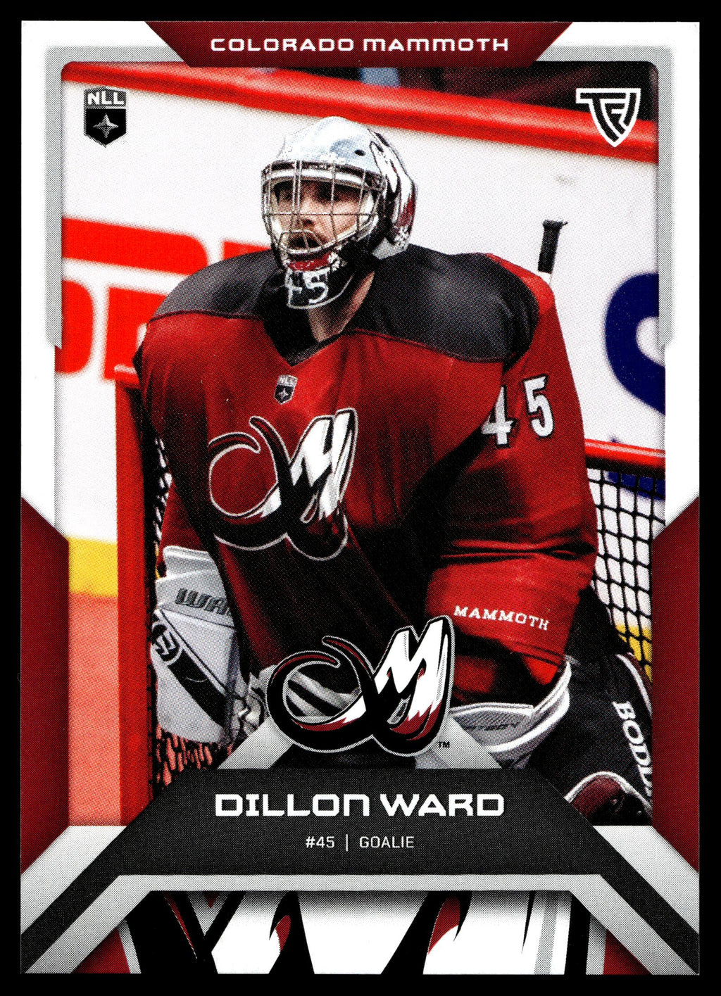 Dillon Ward 2025 TFL Sports NLL Colorado Mammoth Color Match #30