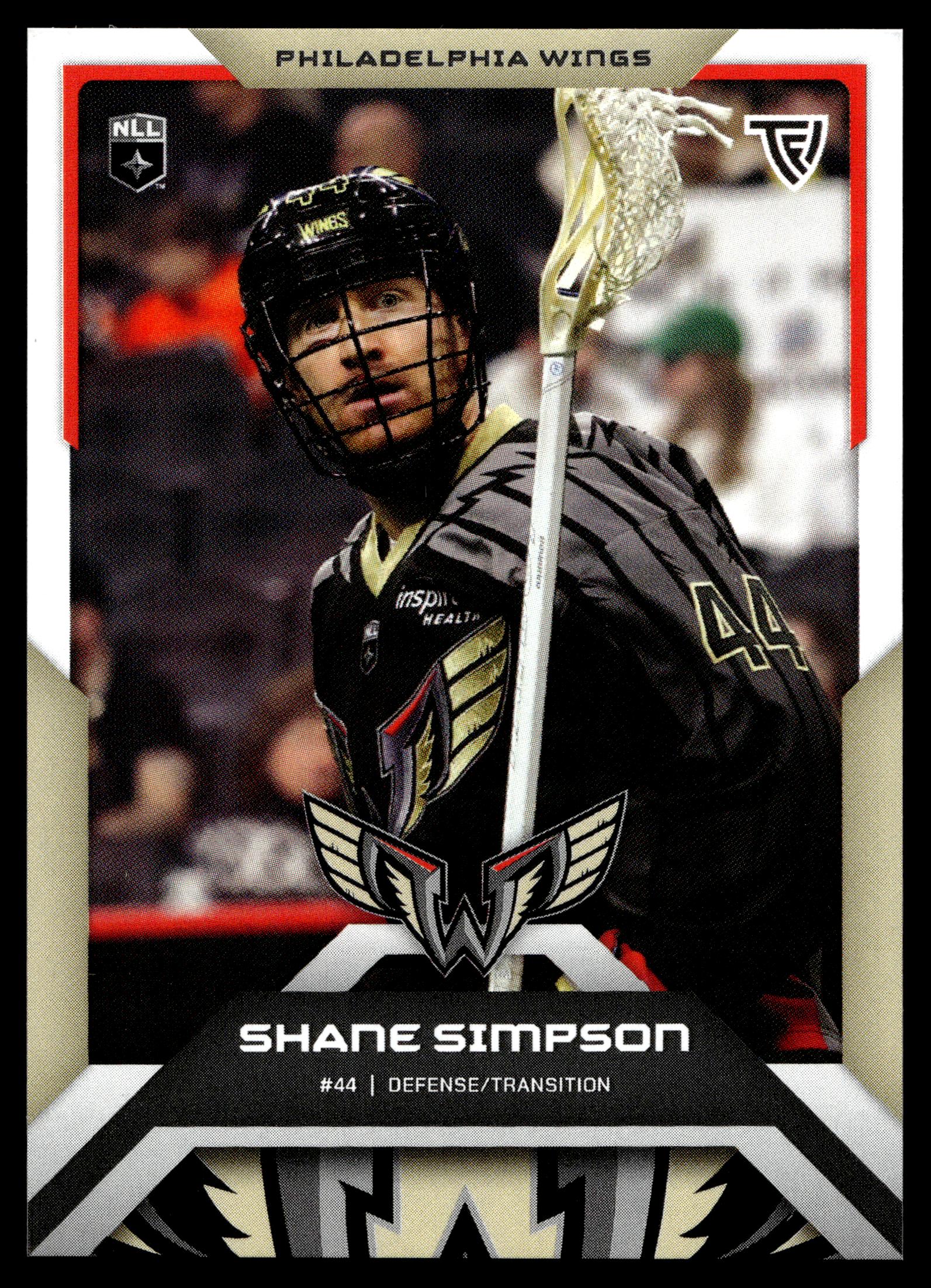 Shane Simpson 2025 TFL Sports NLL Philadelphia Wings Color Match #59