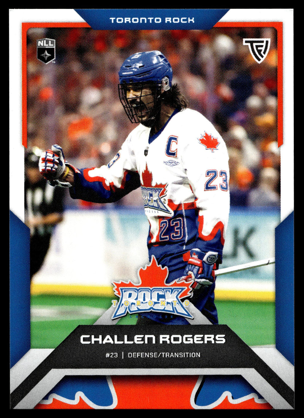 Challen Rogers 2025 TFL Sports NLL Toronto Rock Color Match #115