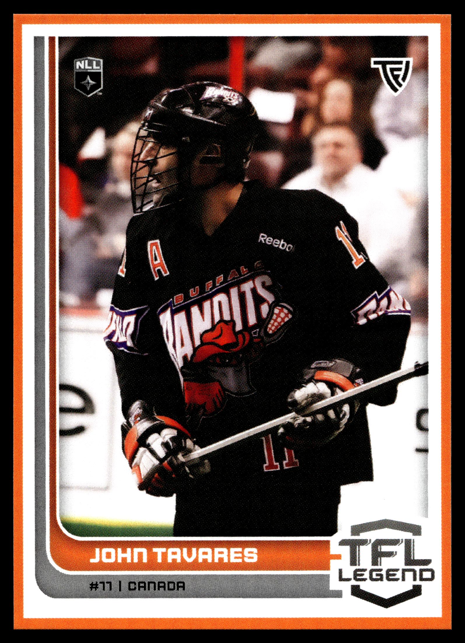 John Tavares 2025 TFL Sports NLL Buffalo Bandits Color Match #123