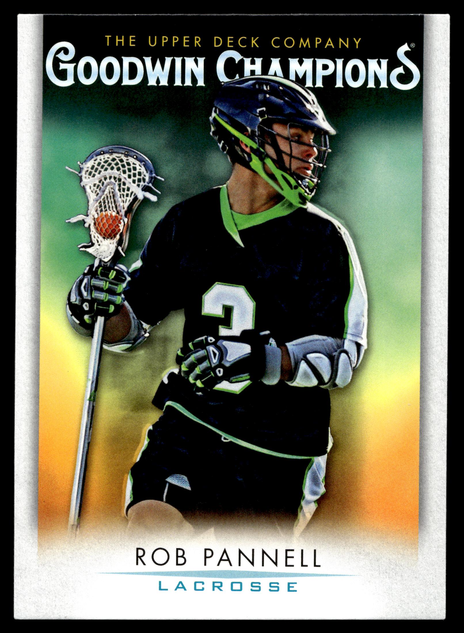 Rob Pannell 2021 Upper Deck Goodwin Champions New York Lizards #48