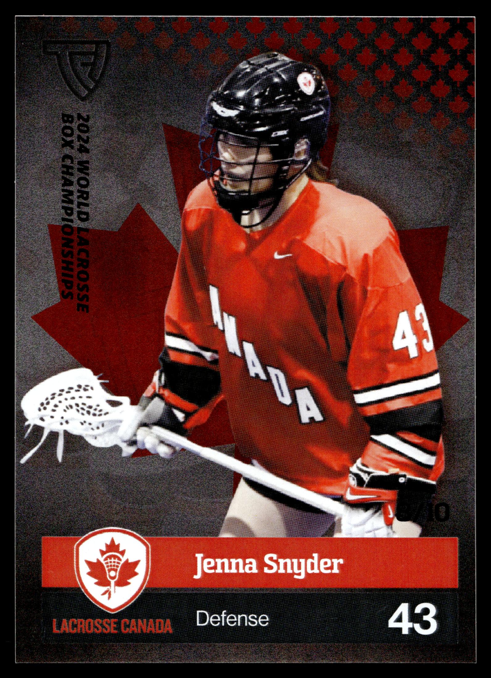 Jenna Snyder 2024 TFL WBLC Team Canada Silver