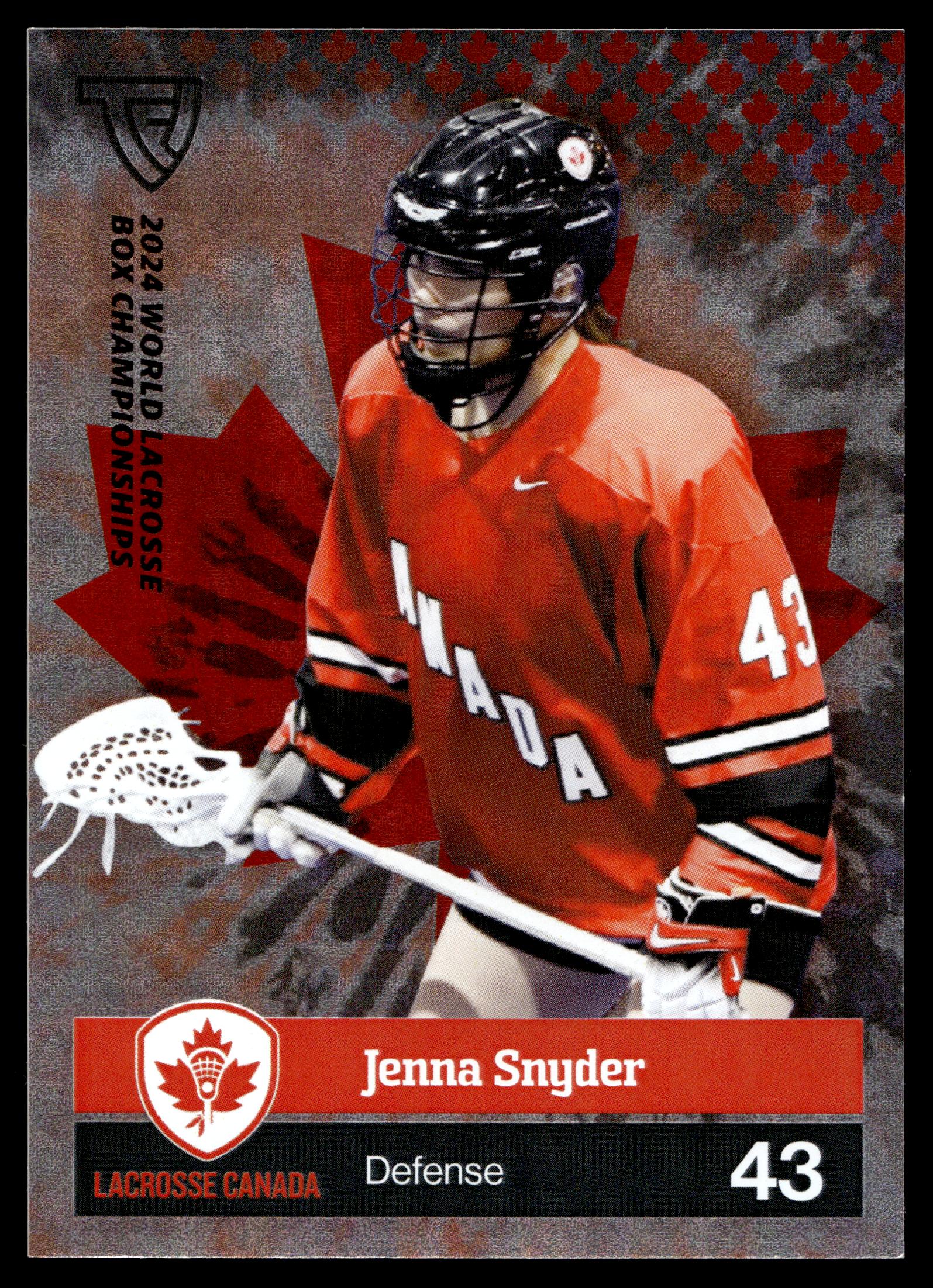 Jenna Snyder 2024 TFL WBLC Team Canada Tie Dye