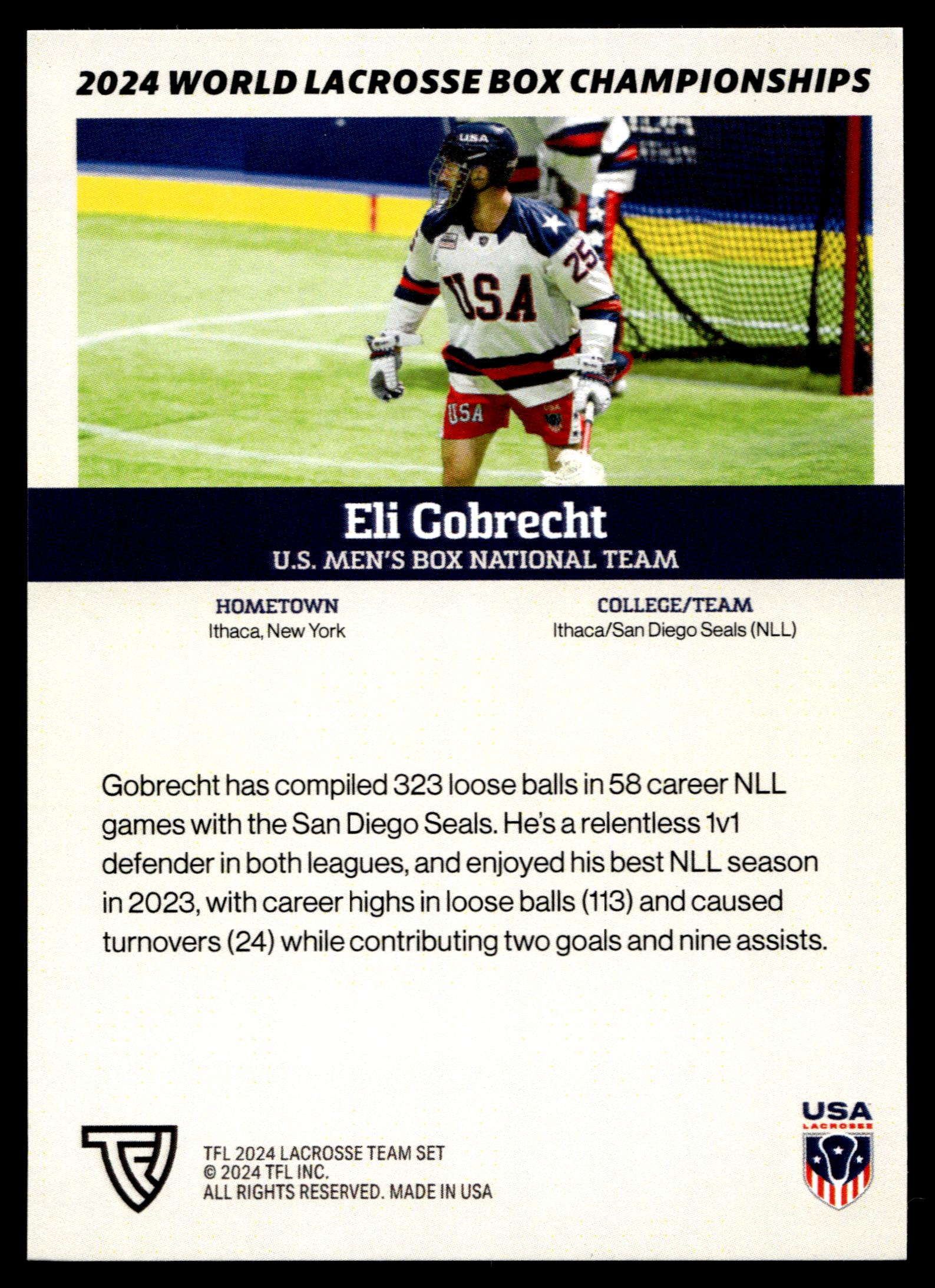 Eli Gobrecht 2024 TFL WBLC Team USA Tie Dye