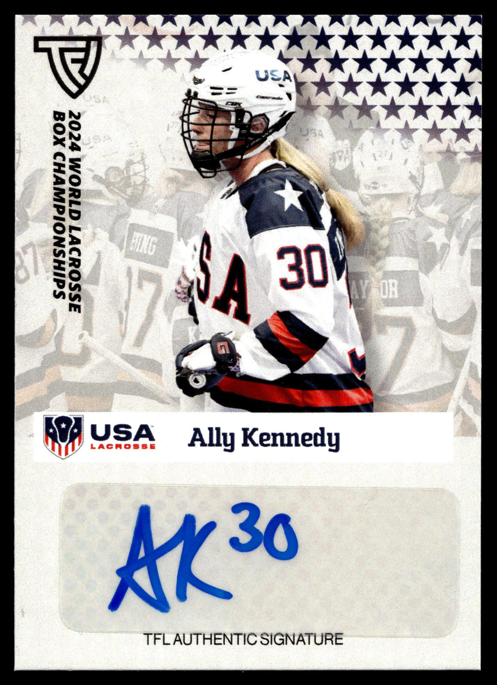 Ally Kennedy 2024 TFL WBLC Team USA Base Auto