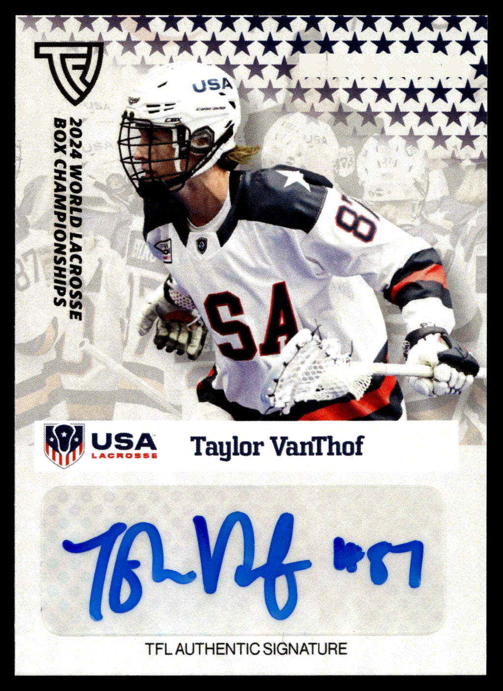 Taylor VanThof 2024 TFL WBLC Team USA Base Auto