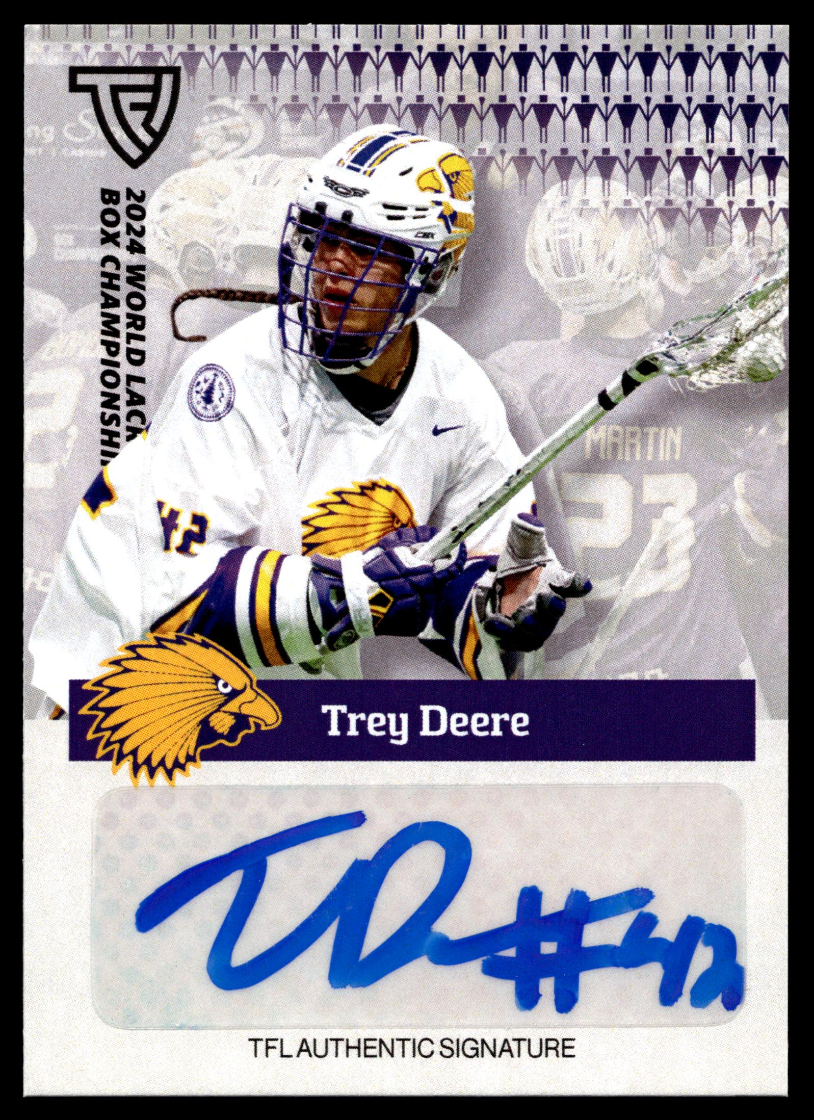Trey Deere 2024 TFL WBLC Team Haudenosaunee Base Auto