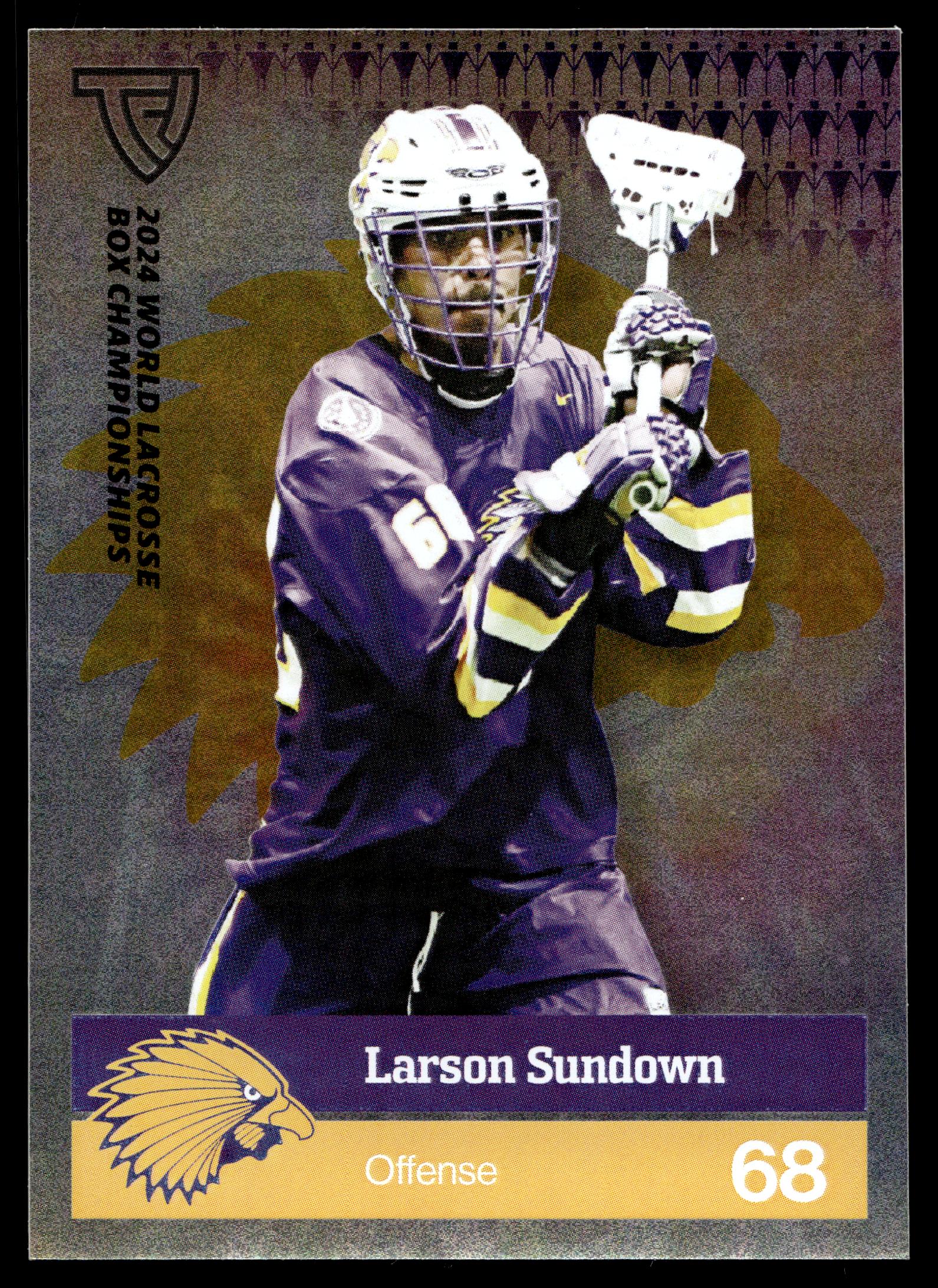 Larson Sundown 2024 TFL WBLC Team Haudenosaunee Tie Dye