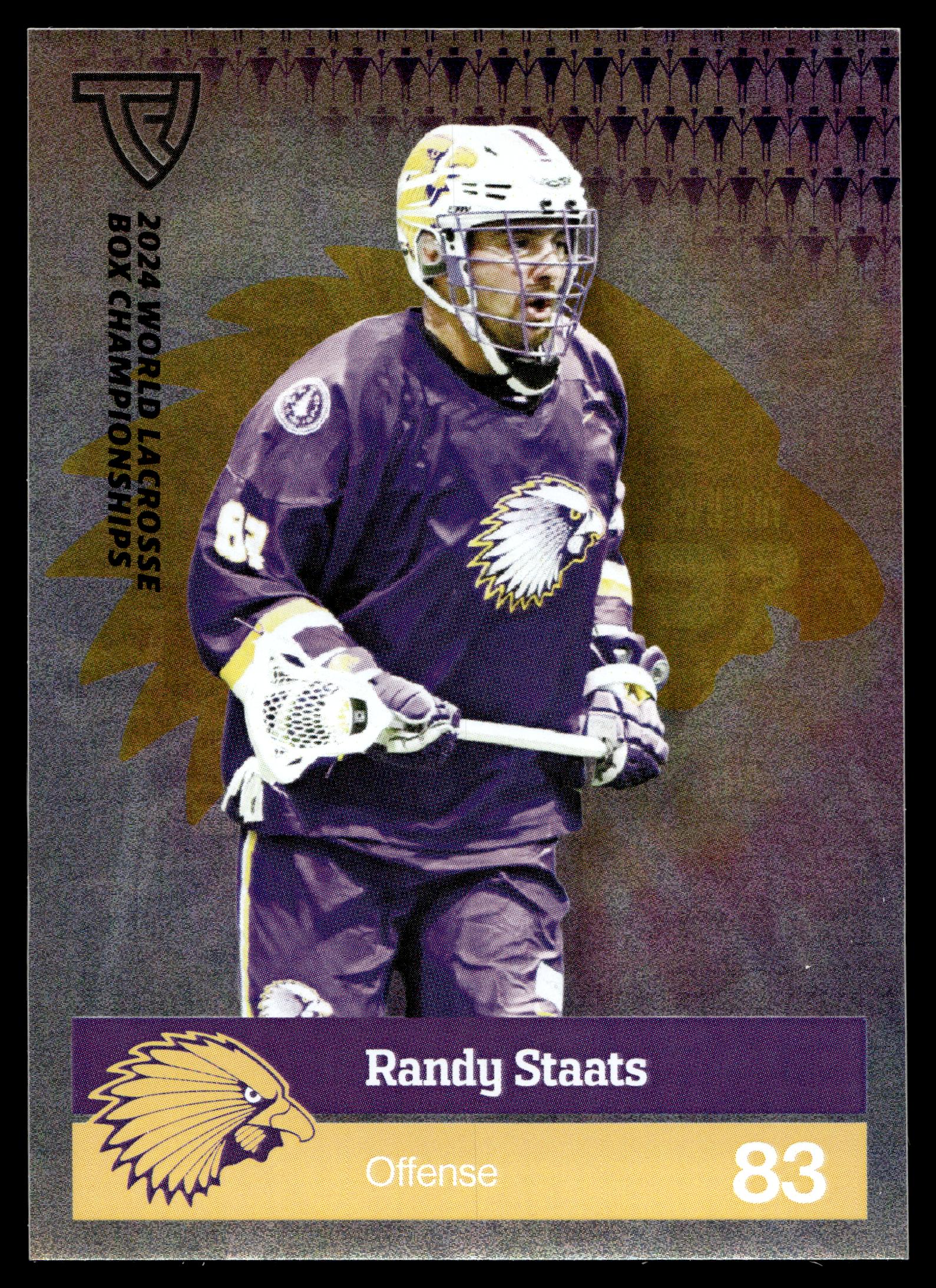 Randy Staats 2024 TFL WBLC Team Haudenosaunee Tie Dye