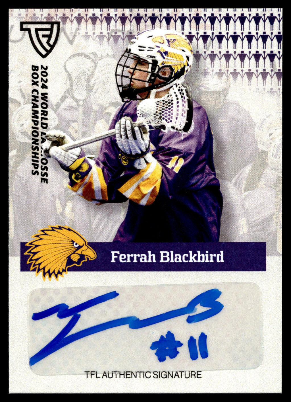 Ferrah Blackbird 2024 TFL WBLC Team Haudenosaunee Base Auto