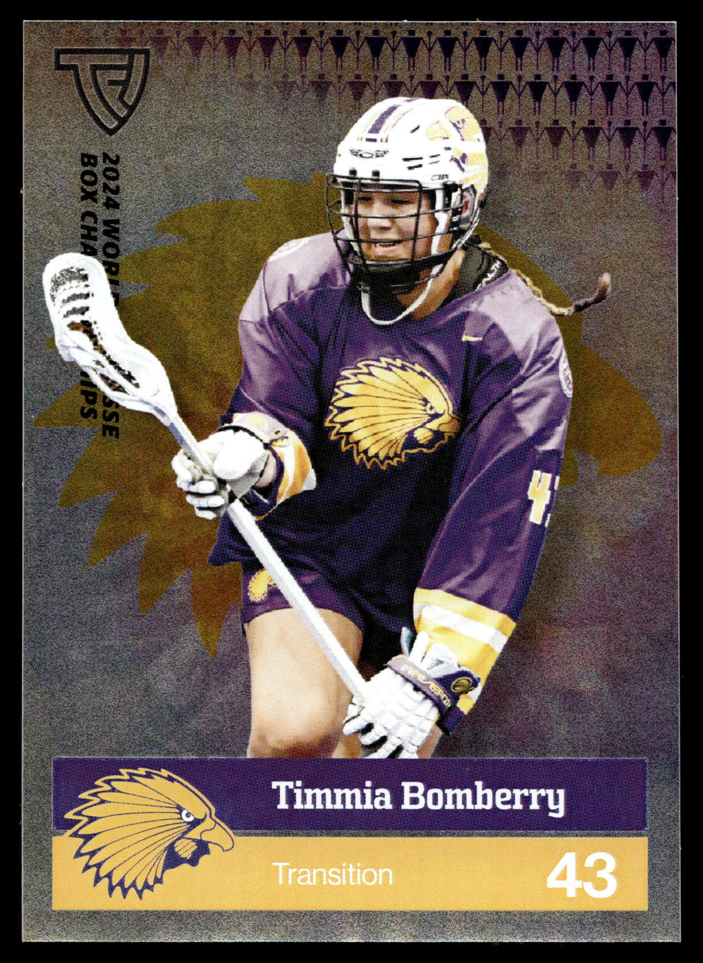Timmia Bomberry 2024 TFL WBLC Team Haudenosaunee Tie Dye