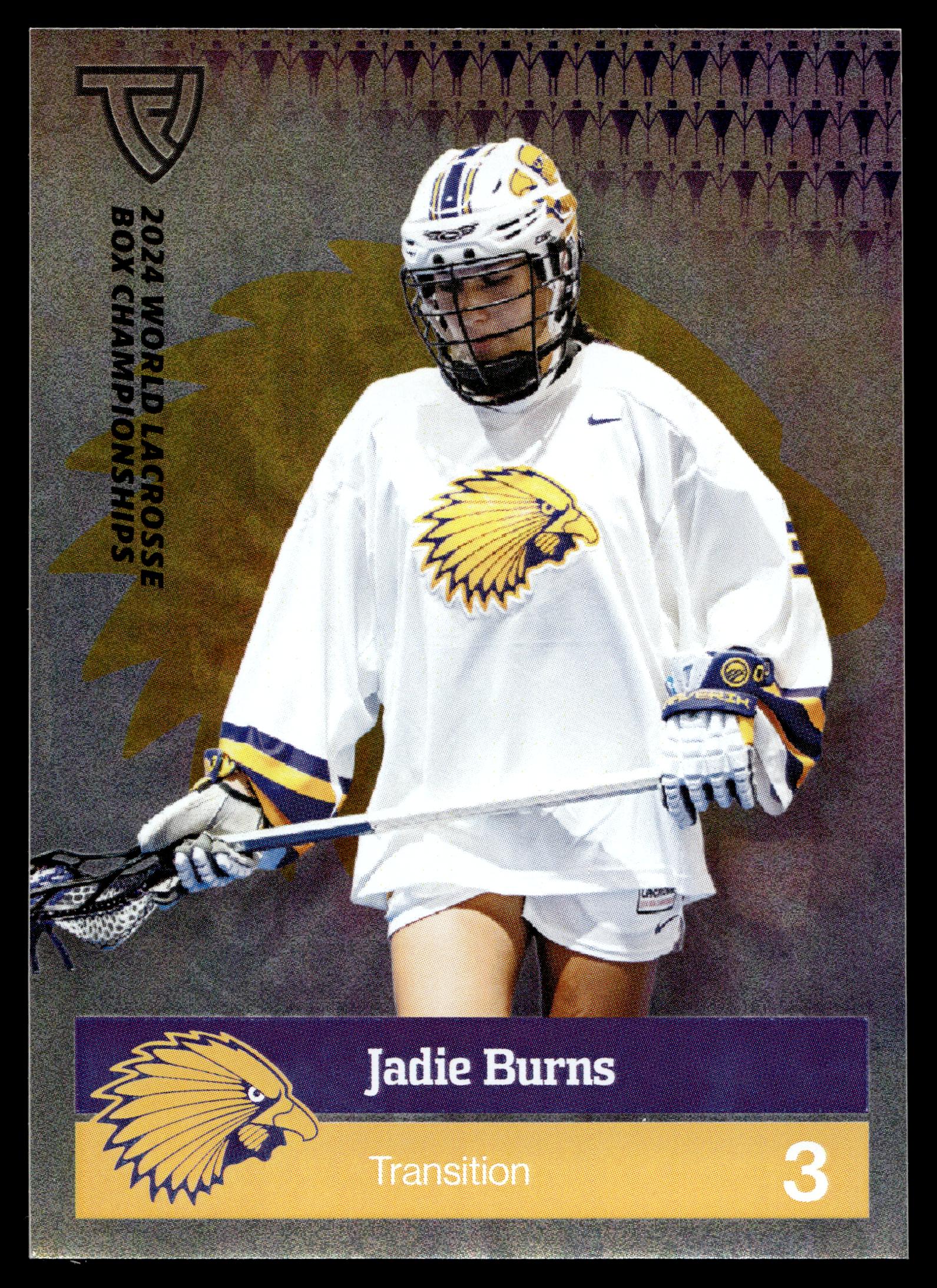 Jadie Burns 2024 TFL WBLC Team Haudenosaunee Tie Dye