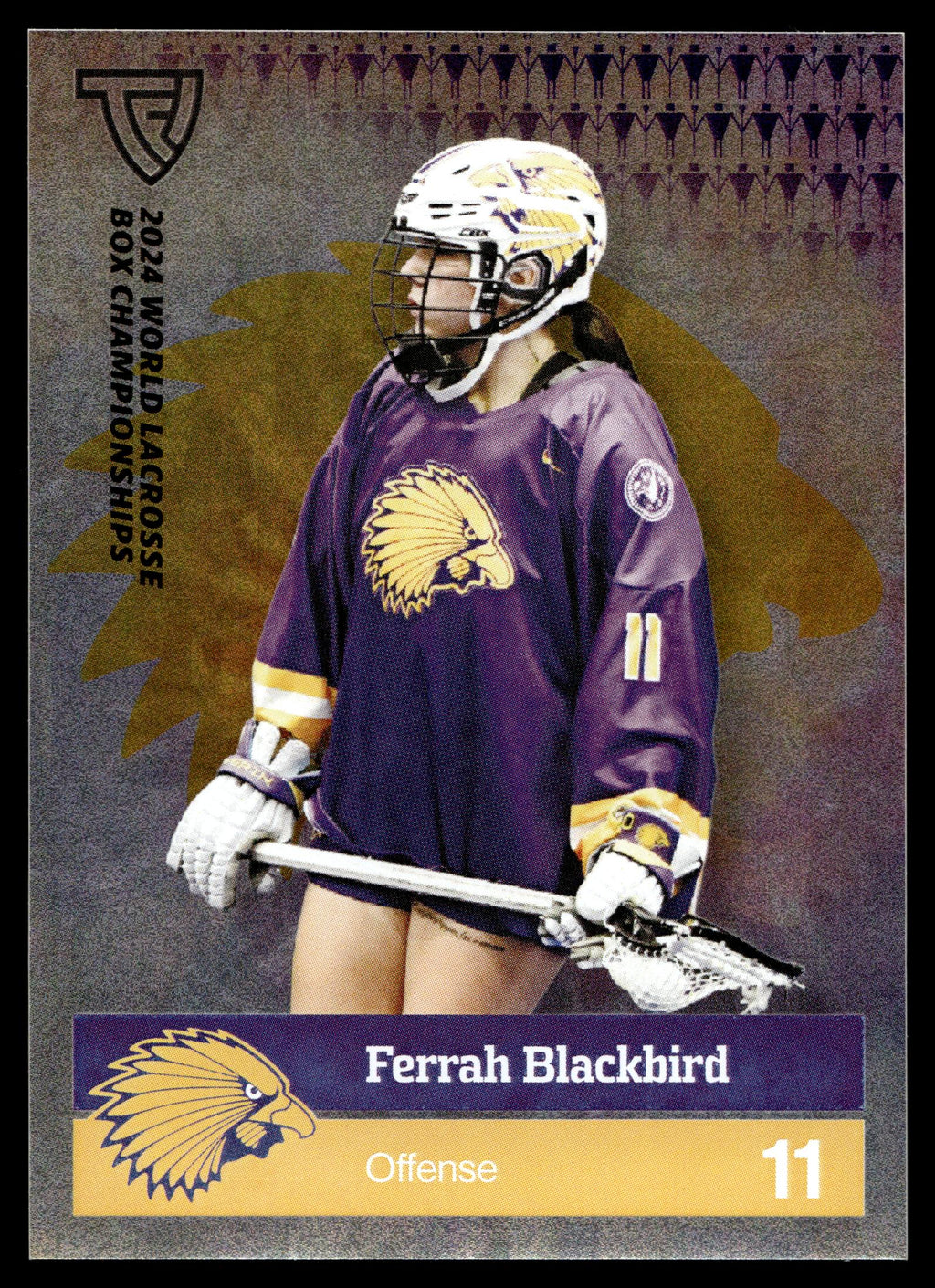 Ferrah Blackbird 2024 TFL WBLC Team Haudenosaunee Tie Dye