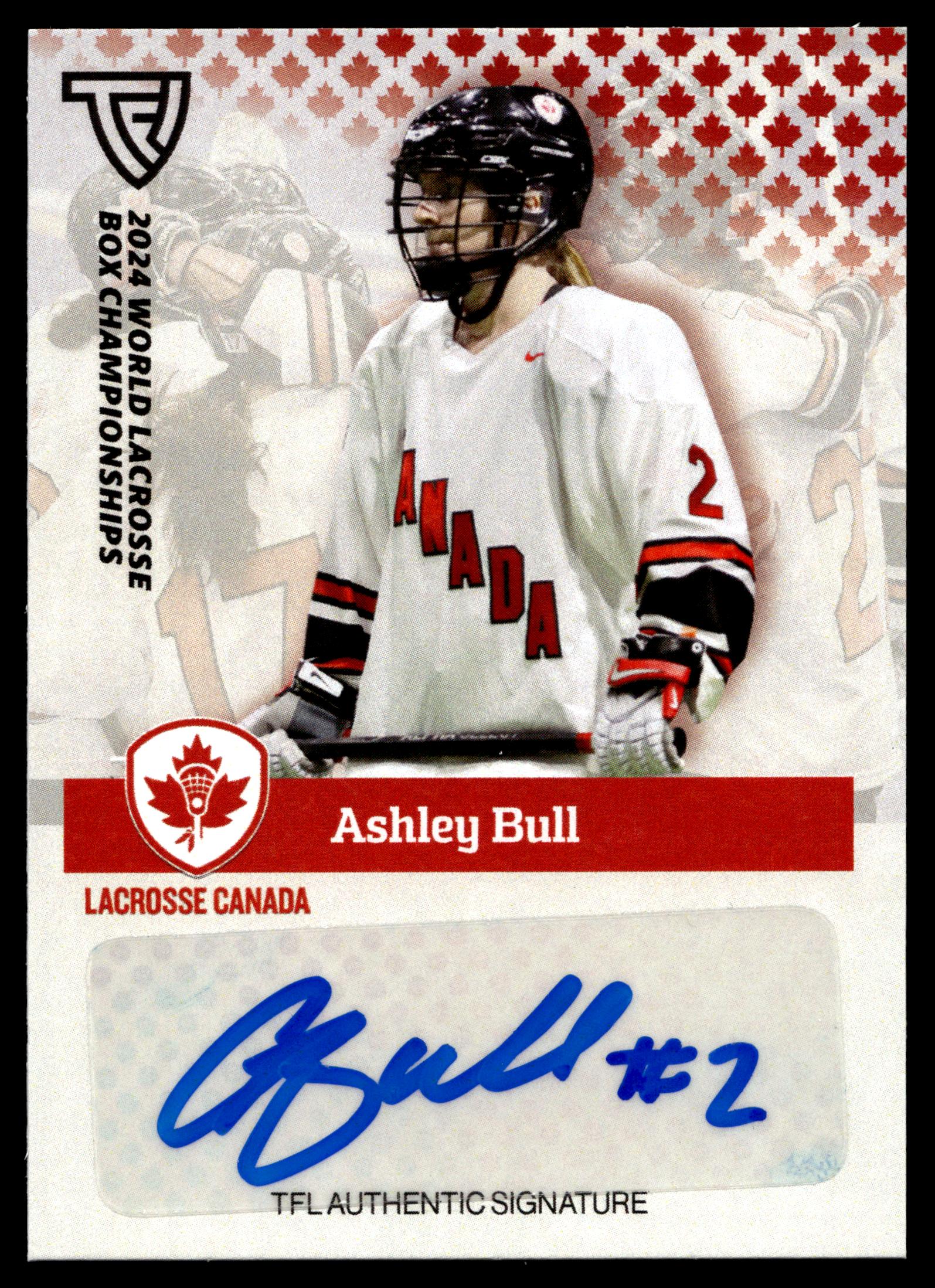 Ashley Bull 2024 TFL WBLC Team Canada Base Auto
