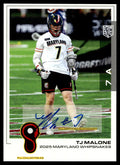 TJ Malone 2025 PLL Flagship Maryland Whipsnakes Base Auto #38
