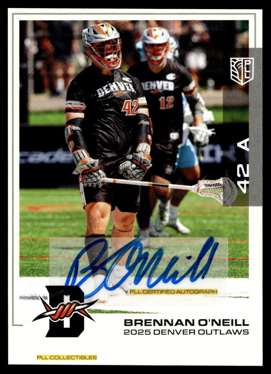 Brennan O'Neill 2025 PLL Flagship Denver Outlaws Base Auto #32