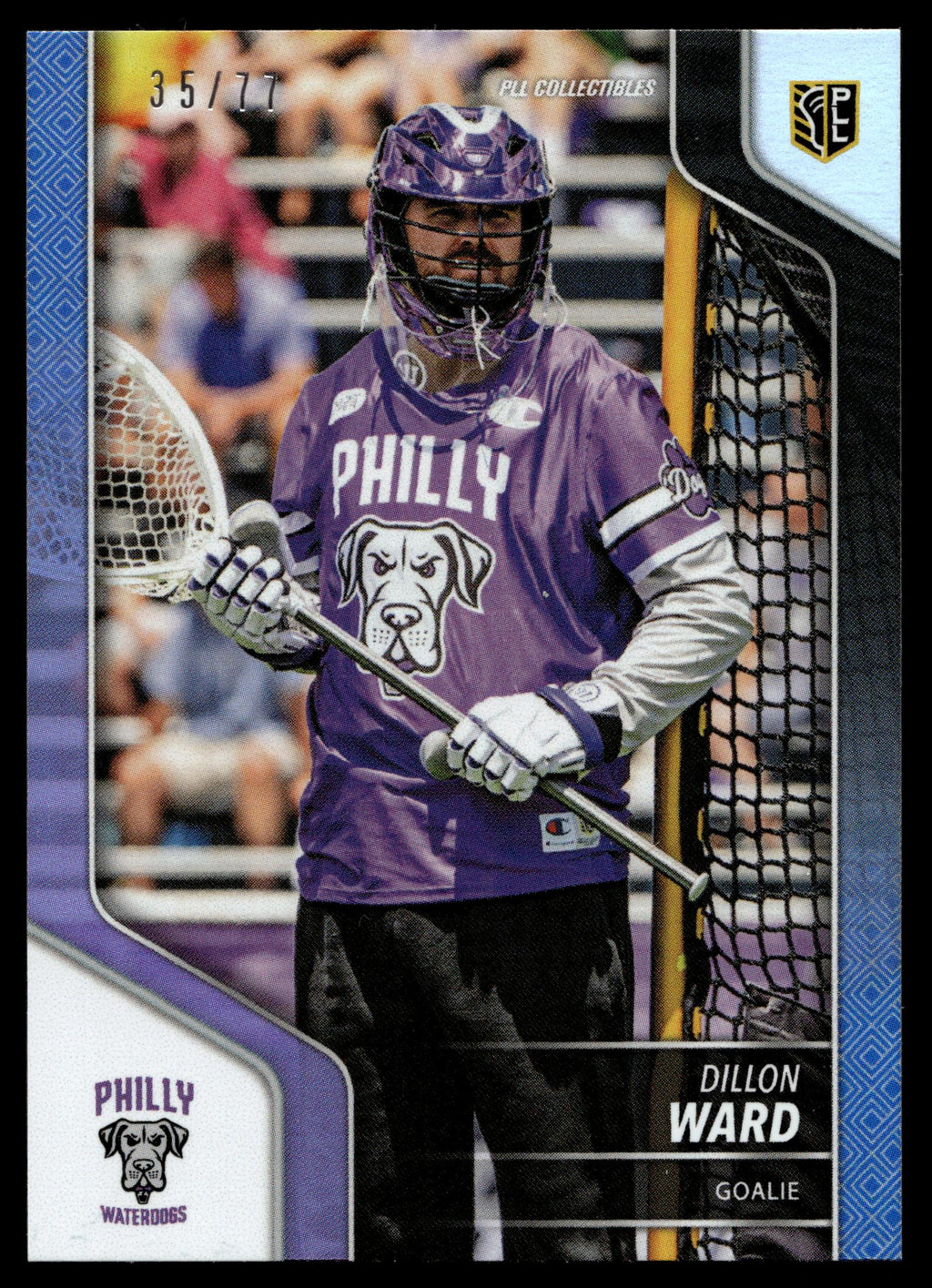 Dillon Ward 2024 PLL Release Philadelphia Waterdogs Blue 35/77 #136