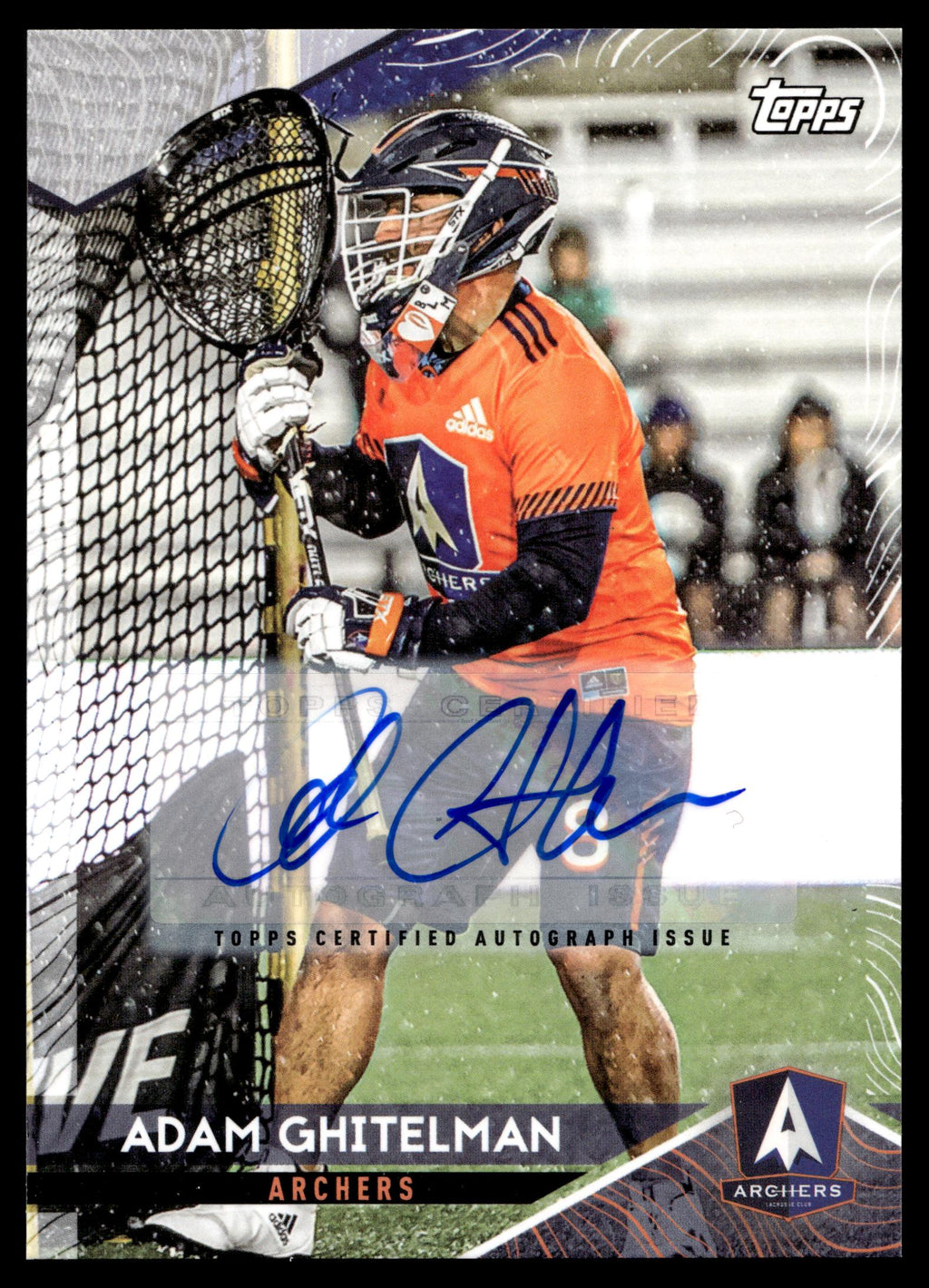 Adam Ghitelman 2022 Topps PLL Archers Base Auto #154