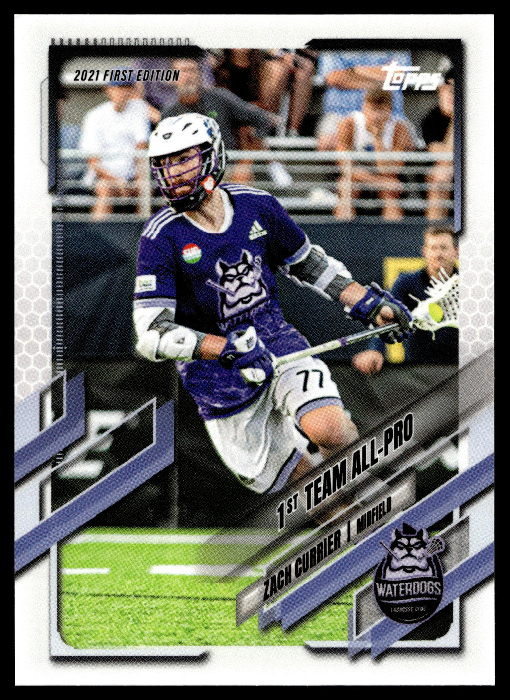 Zach Currier 2021 Topps PLL First Edition Waterdogs #33
