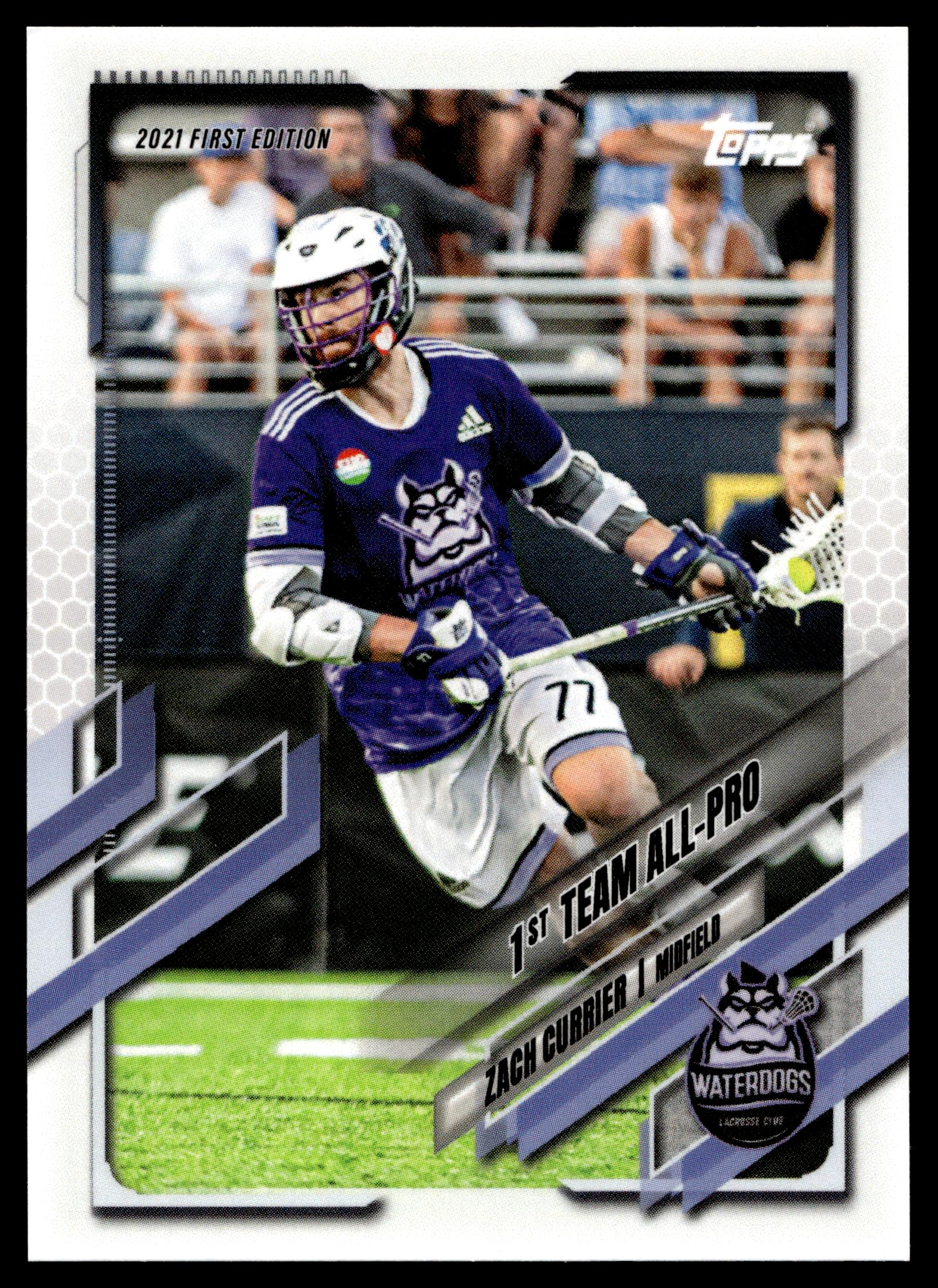 Zach Currier 2021 Topps PLL First Edition Waterdogs #33