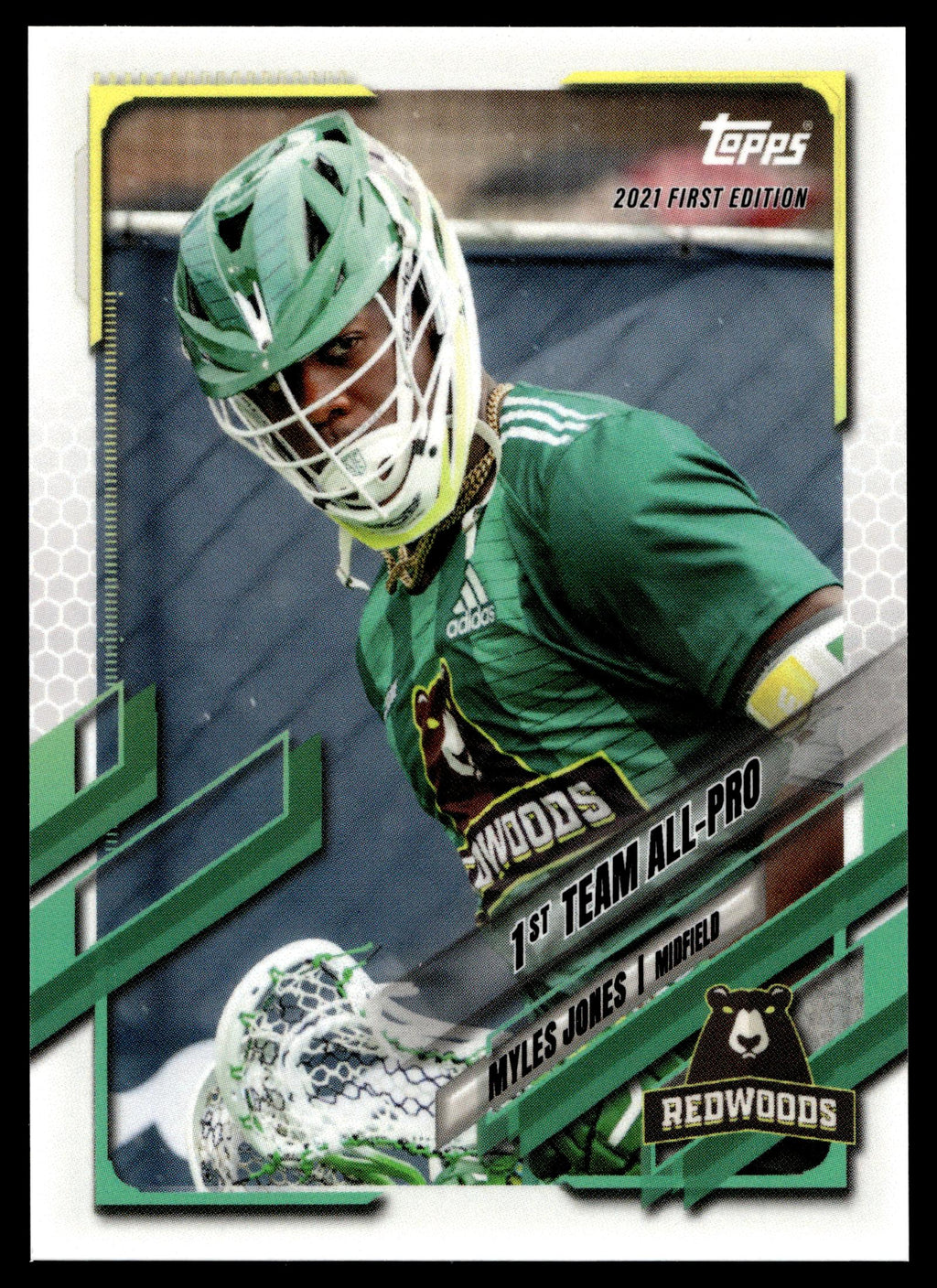Myles Jones 2021 Topps PLL First Edition Redwoods #34