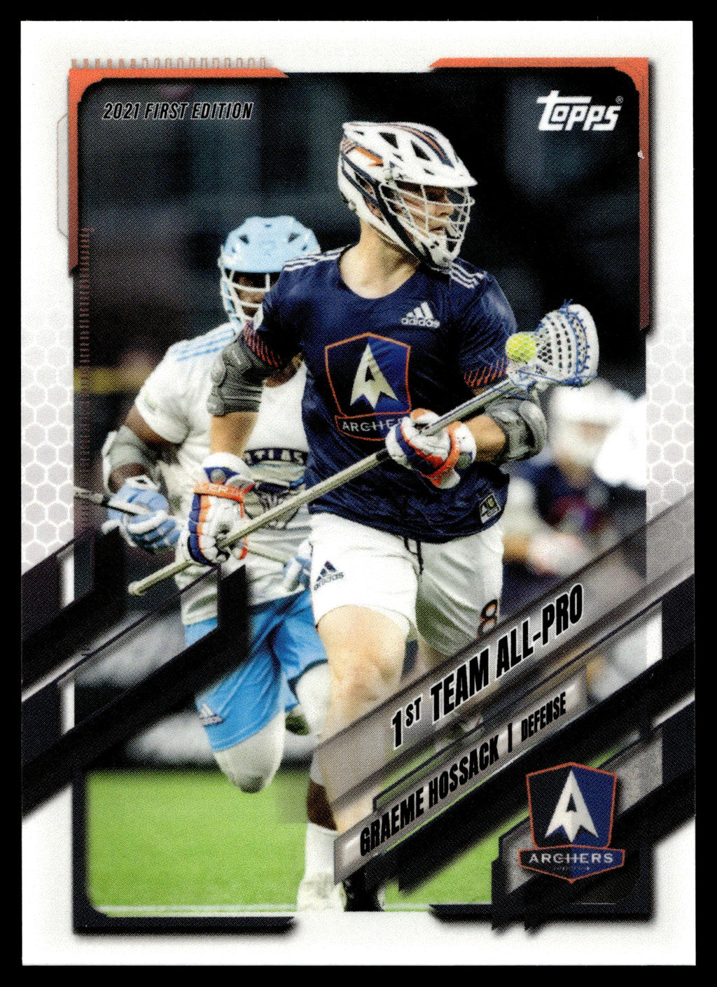 Graeme Hossack 2021 Topps PLL First Edition Archers #37
