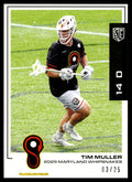 Tim Muller 2025 PLL Flagship Maryland Whipsnakes Black 03/25 #40