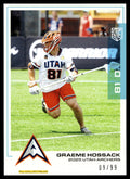 Graeme Hossack 2025 PLL Flagship Utah Archers Blue 09/99 #101