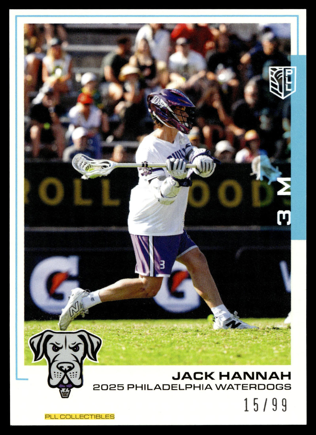 Jack Hannah 2025 PLL Flagship Philadelphia Waterdogs Blue 15/99 #65