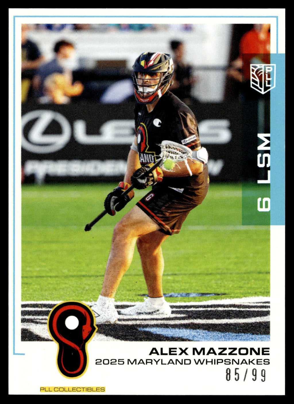 Alex Mazzone 2025 PLL Flagship Maryland Whipsnakes Blue 85/99 #30