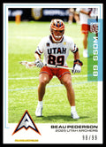 Beau Pederson 2025 PLL Flagship Utah Archers Blue 98/99 #61
