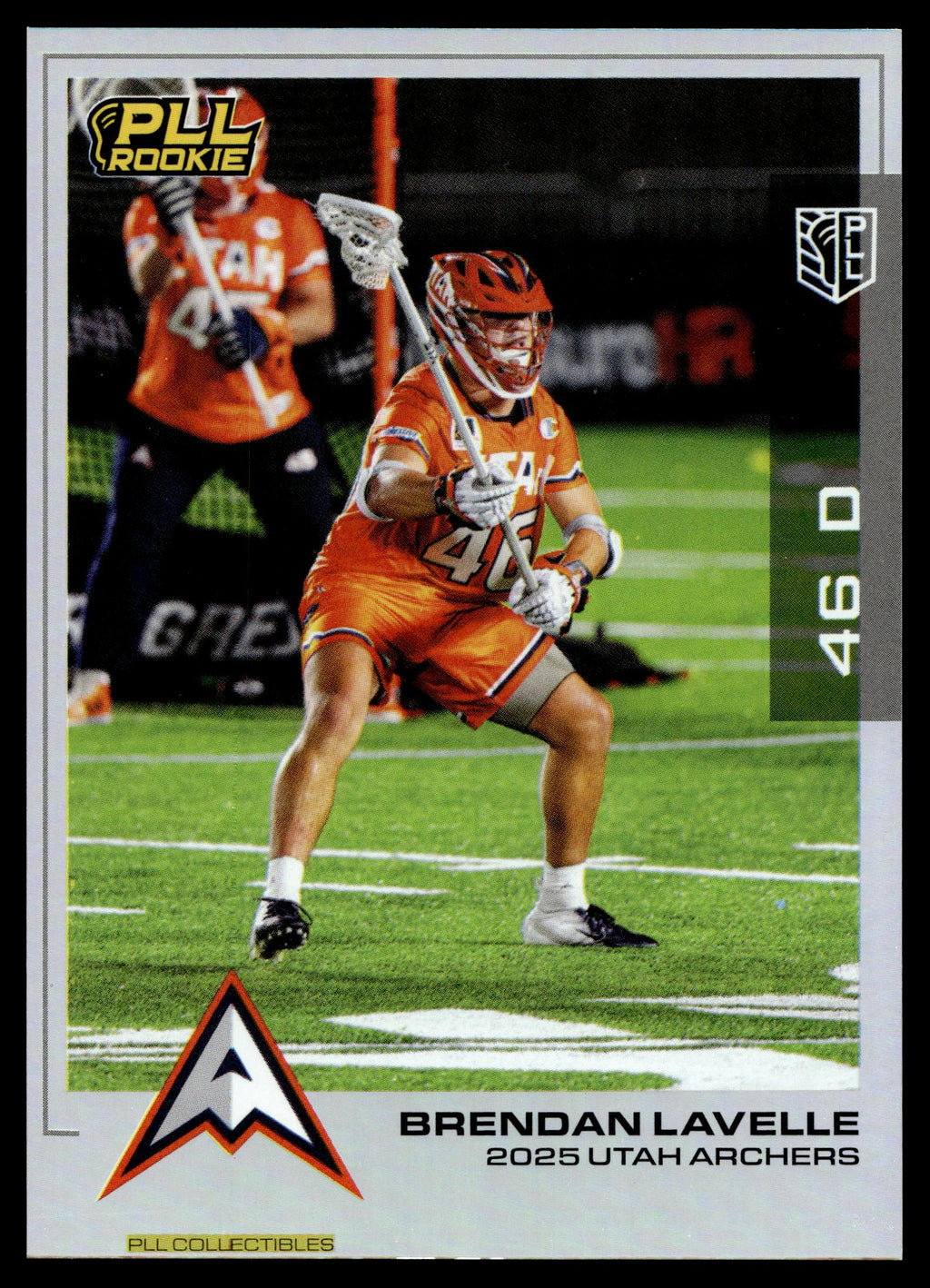 Brendan Lavelle 2025 PLL Flagship Utah Archers Rainbow Foil #28