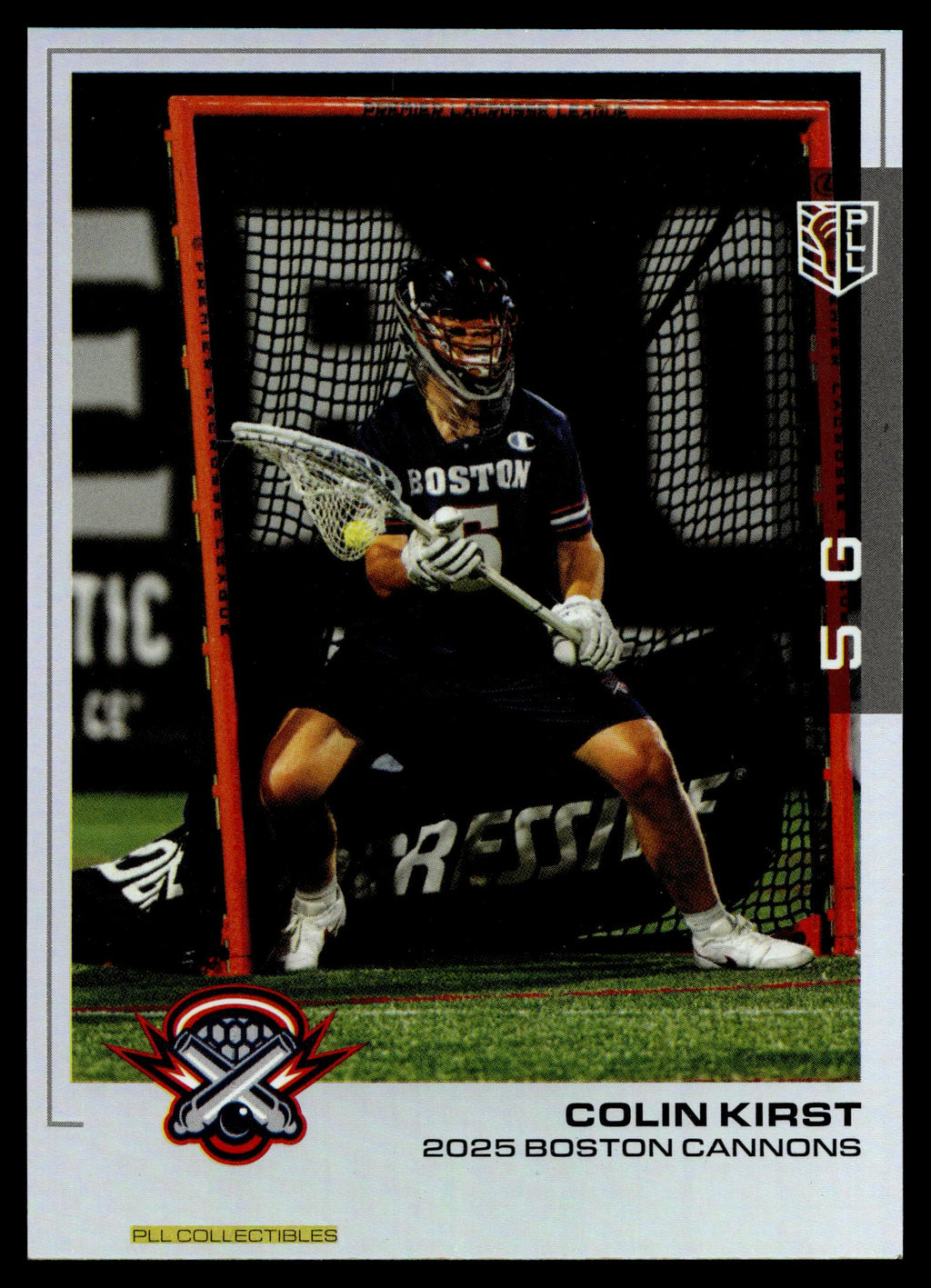 Colin Kirst 2025 PLL Flagship Boston Cannons Rainbow Foil #135