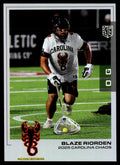 Blaze Riorden 2025 PLL Flagship Carolina Chaos Rainbow Foil #26